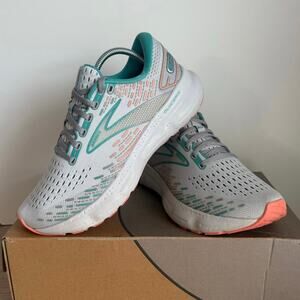 Brooks Glycerin 20 Grey/Teal Women Running Sneakers- SZ 8.5